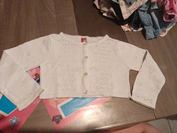 Gilet orchestra 2 ans blanc