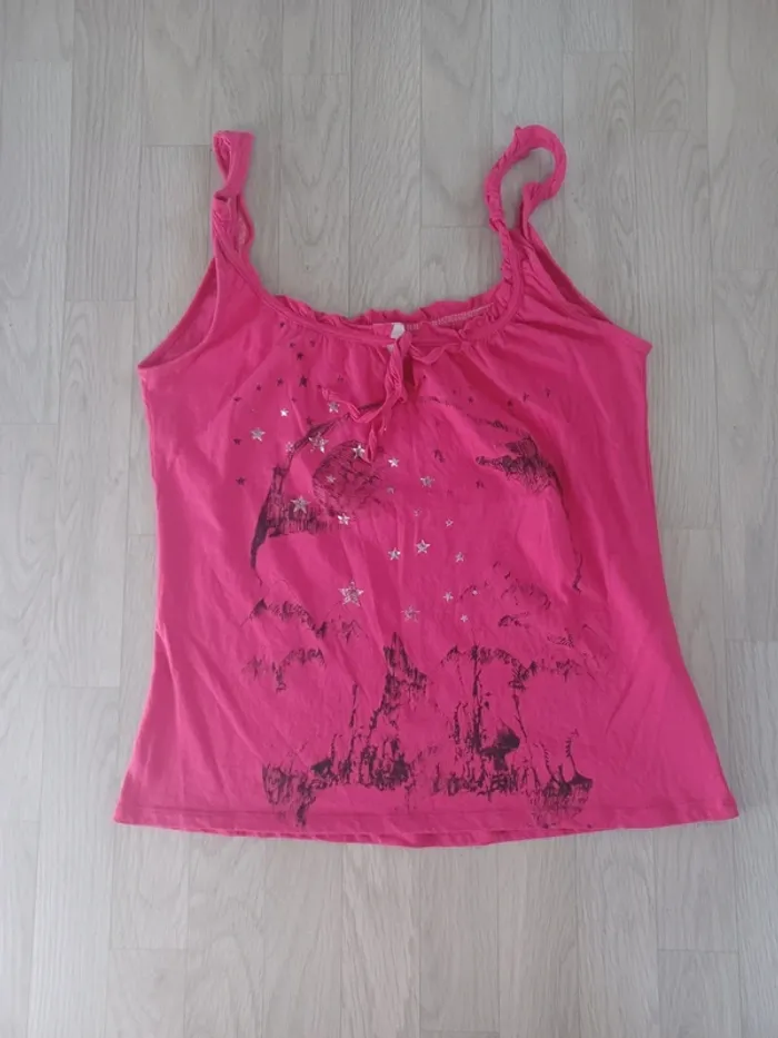 Top haut femme Camaïeu rose