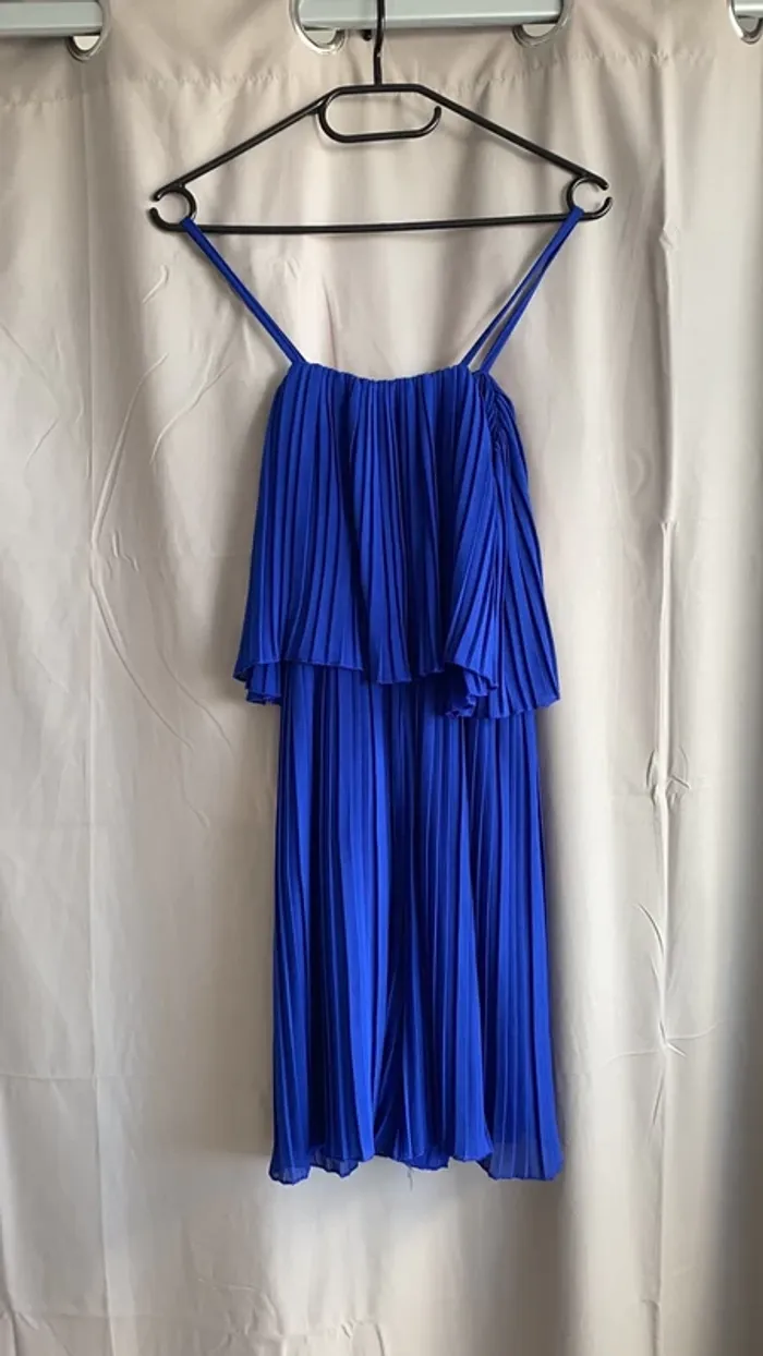 Combi short bleu électrique