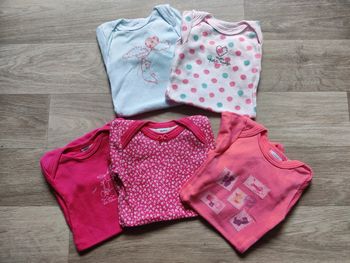 Lot de 5 bodies manches courtes