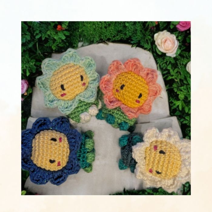 Porte clef petite fleur - photo numéro 2