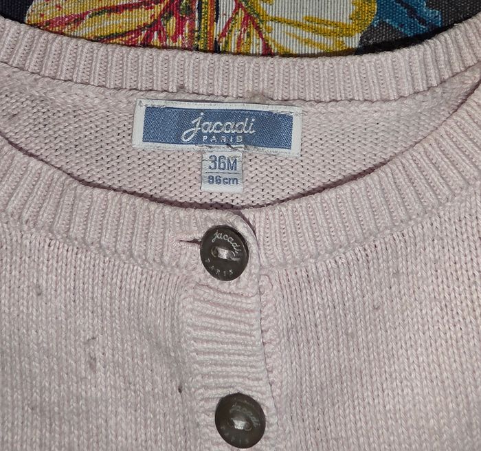 Gilet rose 36 mois - photo numéro 3