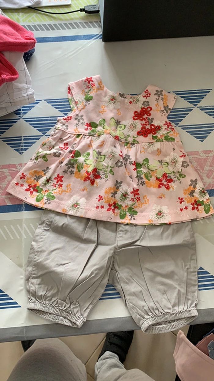 Ensemble haut + pantacourt