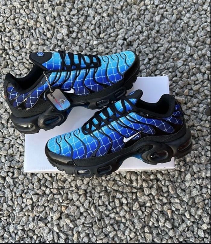 Nike tn enfants bleu noir 35 - photo numéro 2