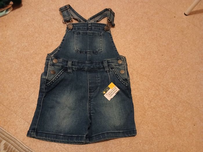 Salopette short neuve