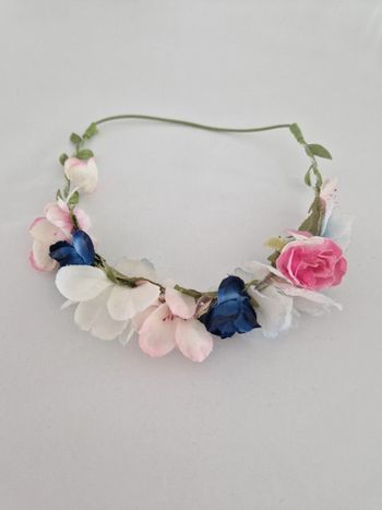 Couronne de fleurs pour cheveux