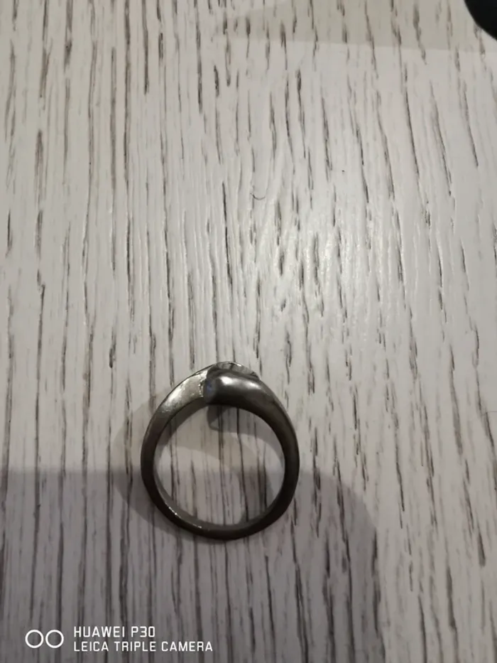 Bague avec pierre kaki - photo numéro 3