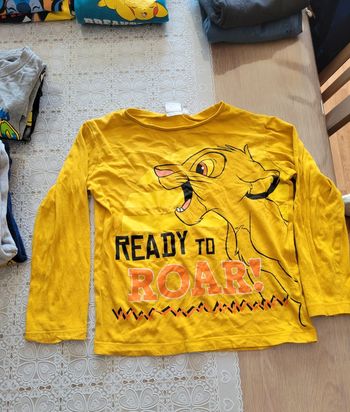 T-shirt manche longue roi lion simba