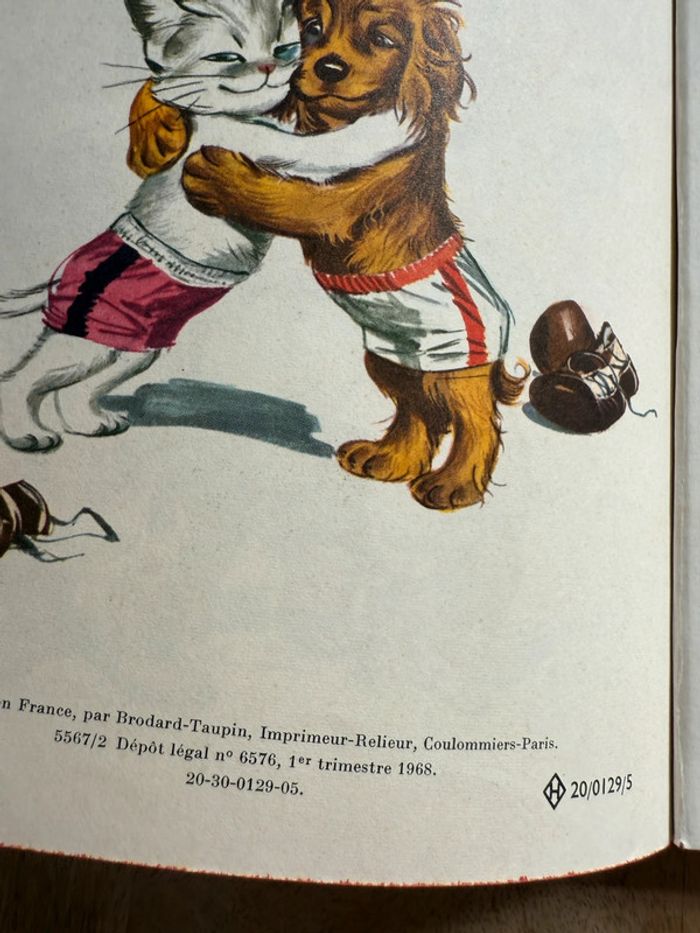 Livre ancien vintage Pouf et Youpi boxeurs les albums roses Pierre Probst Caroline Hachette - photo numéro 11
