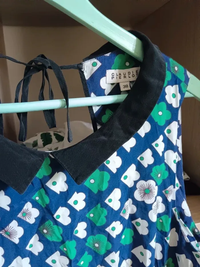 Robe courte printanière Claudie Pierlot - photo numéro 3
