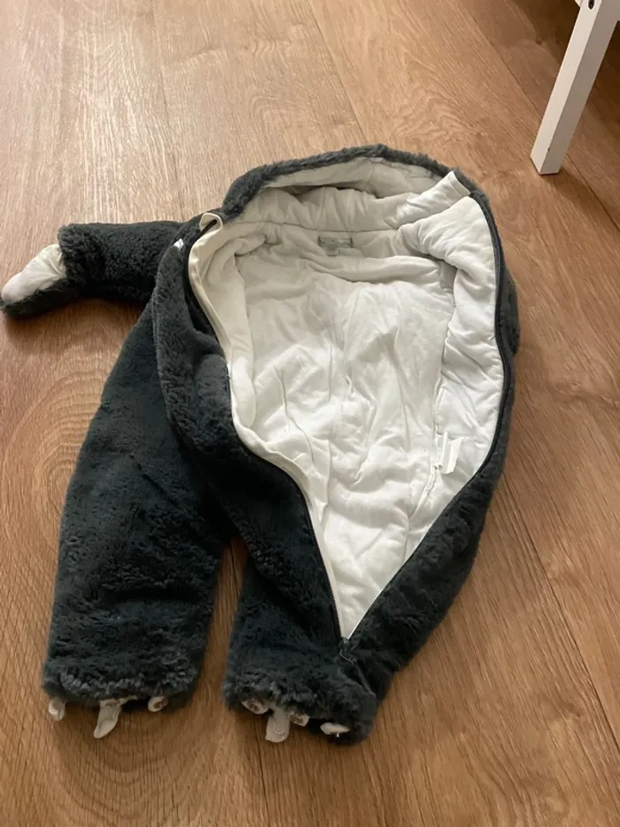 Manteau hiver bébé combinaison 6mois - photo numéro 3