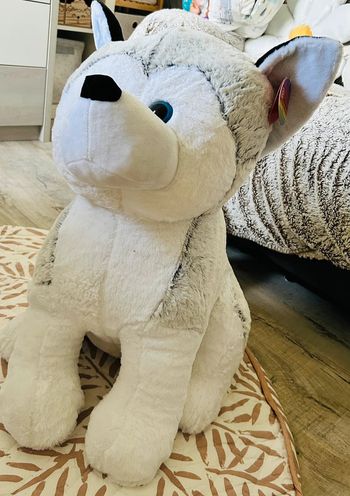 Grande peluche Loup neuve