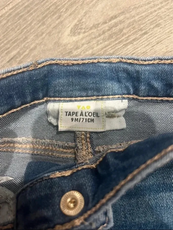 Jean bébé fille 9 mois Tape à l'œil - photo numéro 2