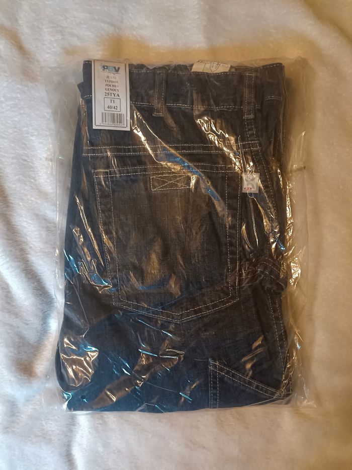 Pantalon de travail en jean – PBV Jean’s Typhon – Taille 42 – Neuf