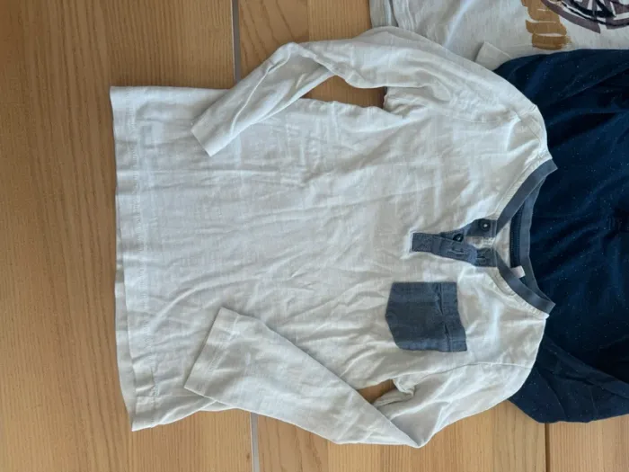 Lot 6 t shirts manches longues garçons 5 ans - photo numéro 14