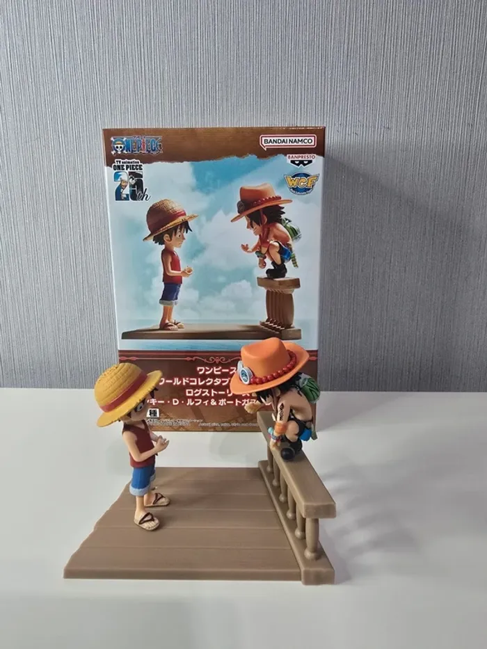 One Piece Stories Monkey D Luffy & Portgas D Ace 8cm