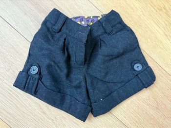Short Okaidi noir en 3ans