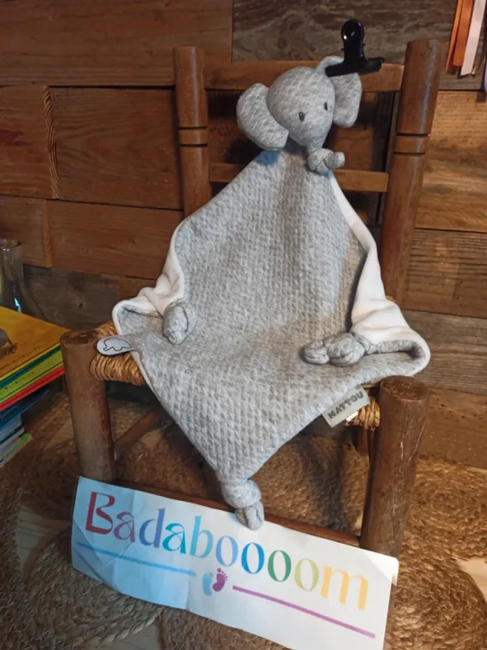 Doudou éléphant Nattou tembo tbe - photo numéro 2