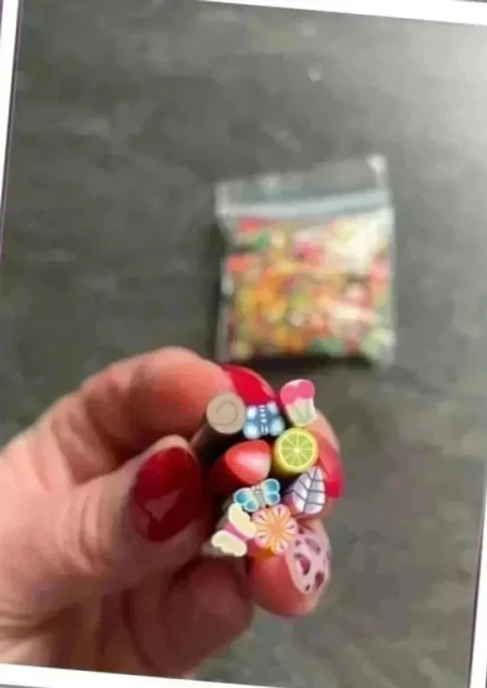Lot canne fimo pour déco résine ou ongle - photo numéro 3