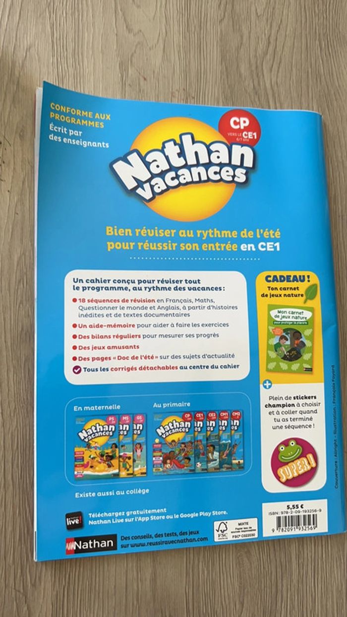 Chahuter de vacances Nathan CP/CE1 - photo numéro 2