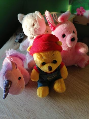 Lot 4 peluches 
