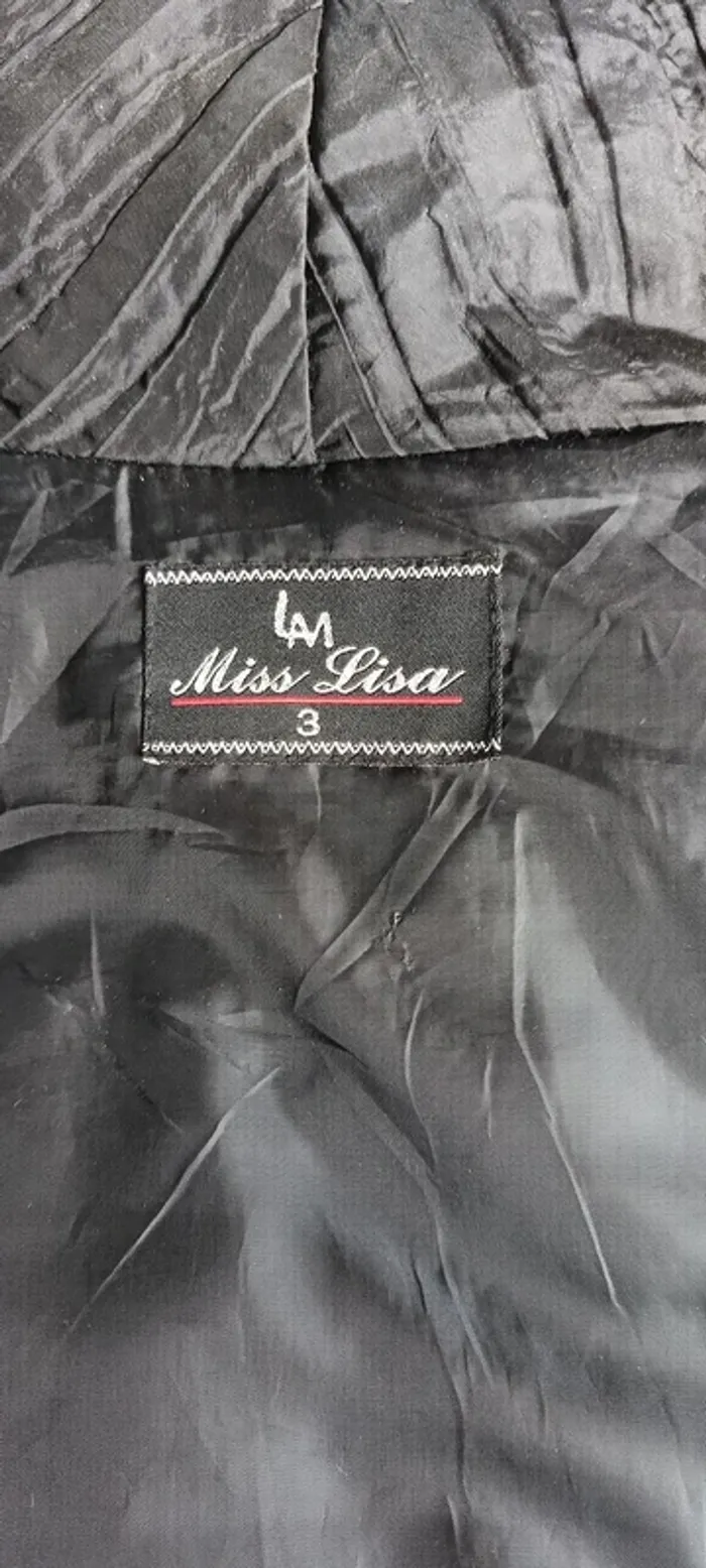 veste matelassée style doudoune ,Miss Lisa ,port avec ceinture ,grand col - photo numéro 11