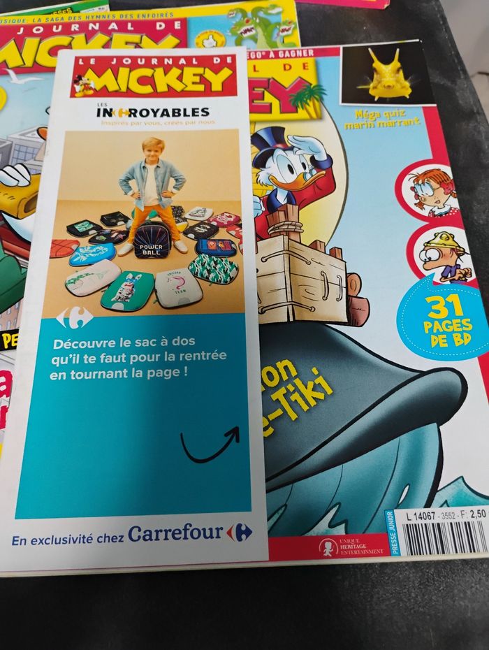 Lot de 5 magazines le journal de Mickey - photo numéro 6