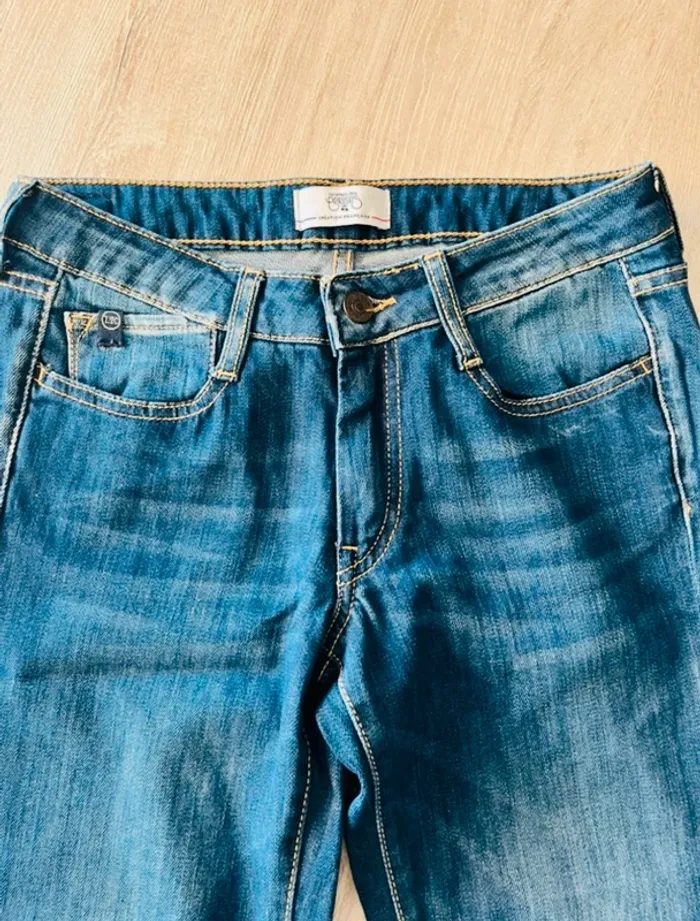 Jeans bleu femme Le temps des cerises - photo numéro 2