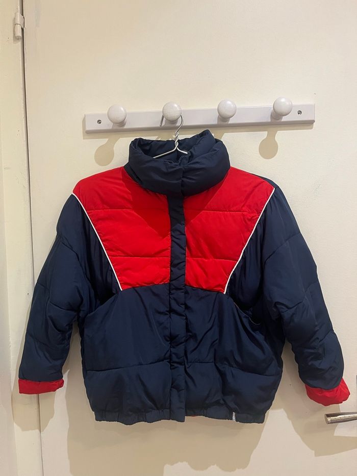 Doudoune bleu marine et rouge vicky teddy smith taille 12 ans