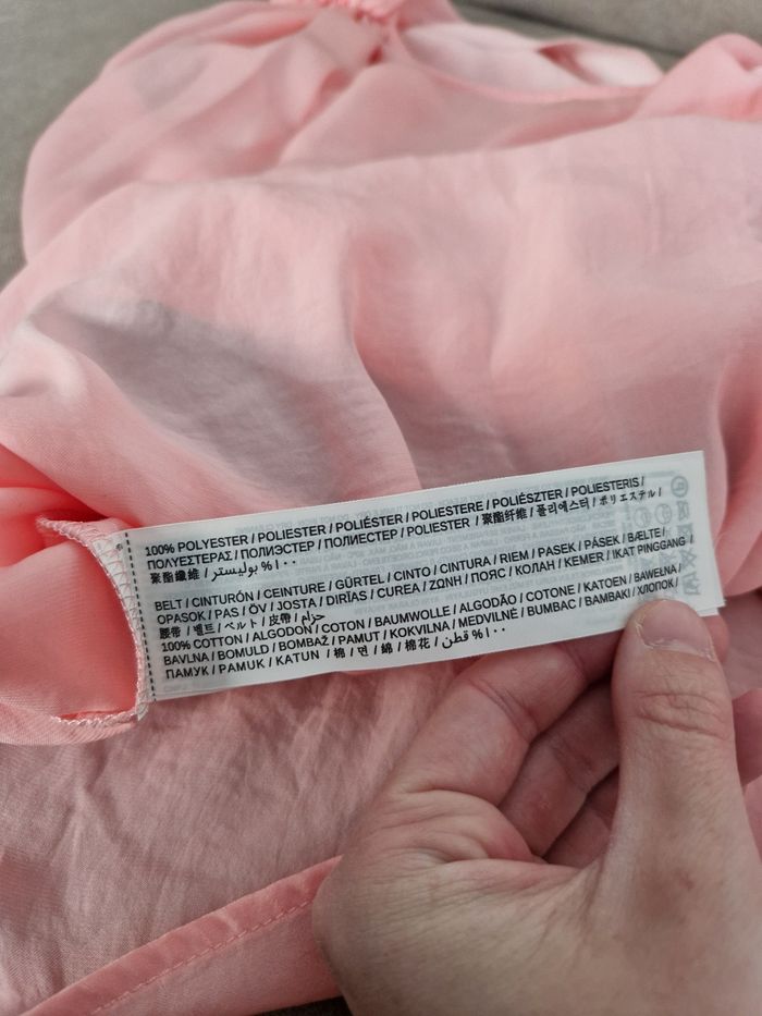 Haut rose avec sa ceinture noire Mango - photo numéro 9