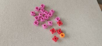 Lot de fleurs lego 