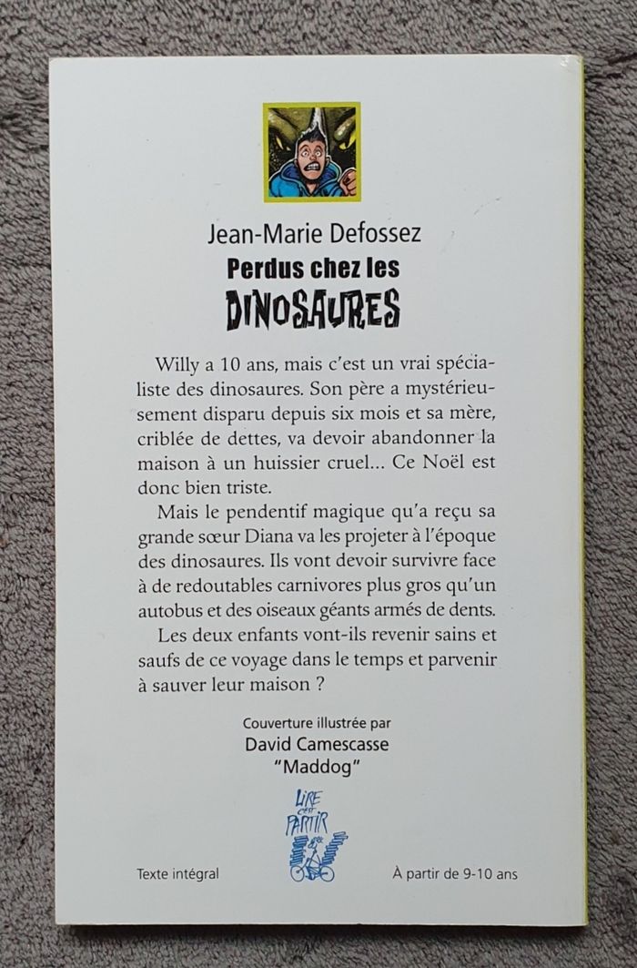 Roman d'aventures, format poche "Perdus chez les Dinosaures" (Dès 9 ans) / Lire, c'est partir - photo numéro 2