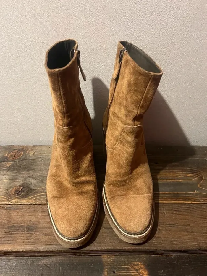 Bottines camel - photo numéro 3