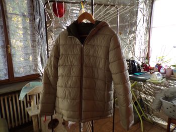 Doudoune réversible beige kaki T42 neuve