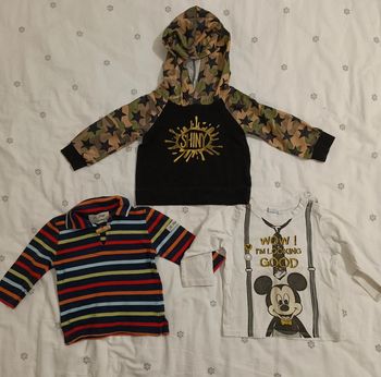 Lot de 3 t-shirts 12 mois