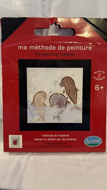 Peinture numéro Dauphins (peinture très certainement à racheter)