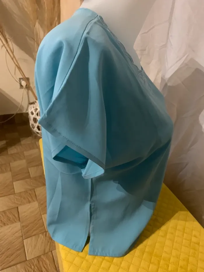 Blouse picwick fabrication française manches courtes taille 42-44 - photo numéro 3