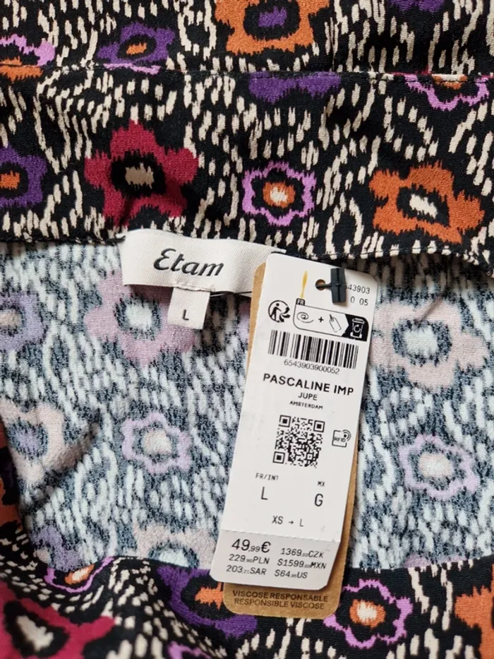 Jupe ETAM – Taille L – Neuve avec étiquette - photo numéro 4
