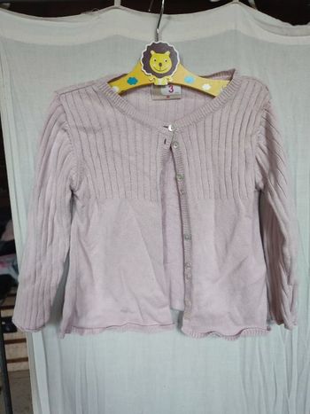Gilet rose pale
