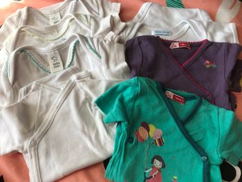 Lot de  bodies manches courtes