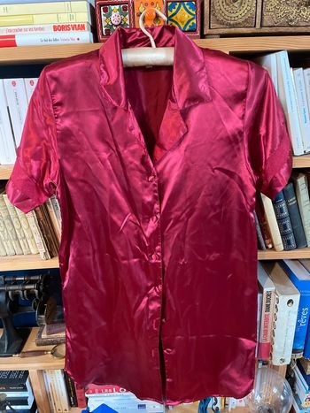 Chemise de nuit satin