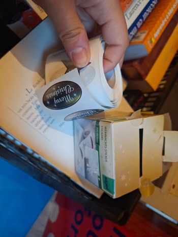 Rouleau autocollant fête