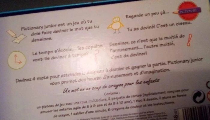 Jeux Pictionary Junior (complet) - photo numéro 4