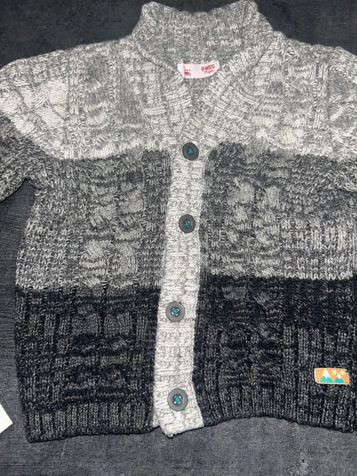 Gilet gris moyen - photo numéro 2