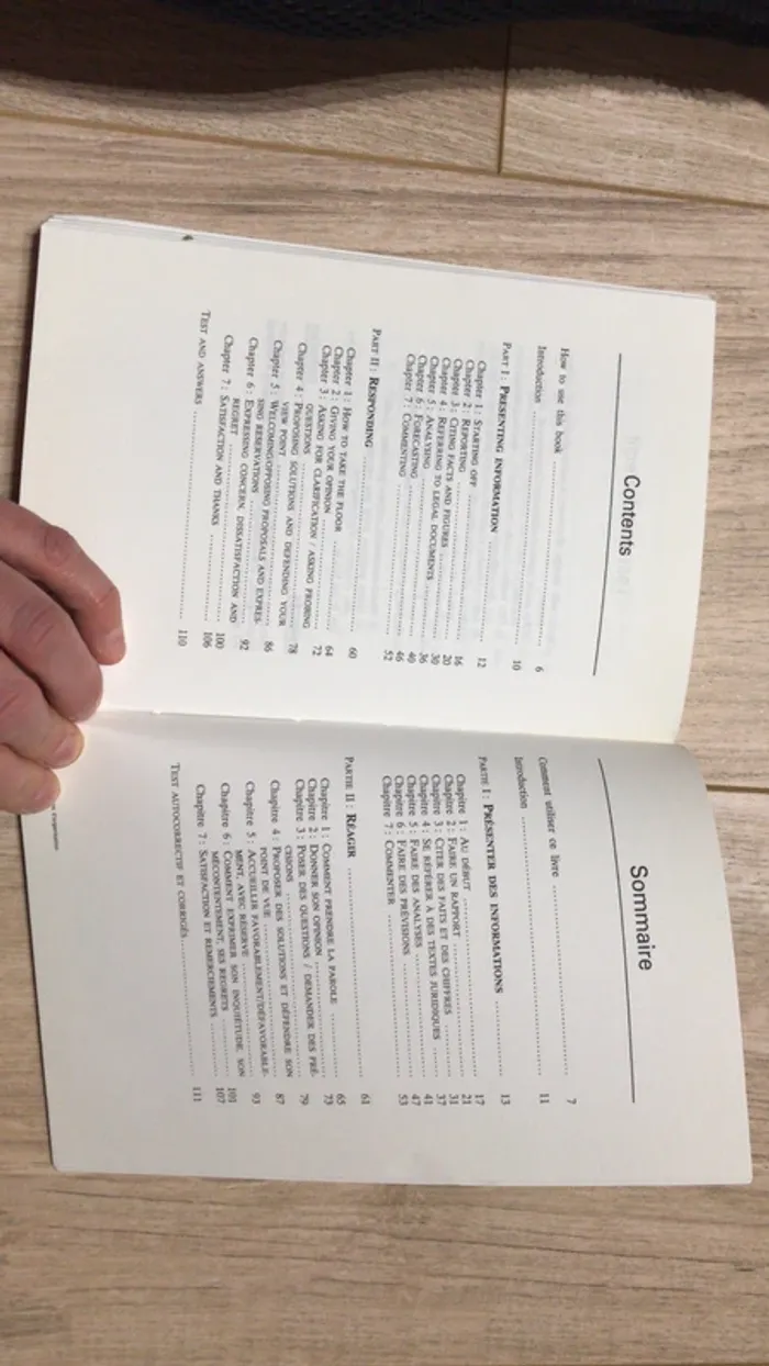 Livre bilingue anglais français intervenir dans une réunion - photo numéro 3