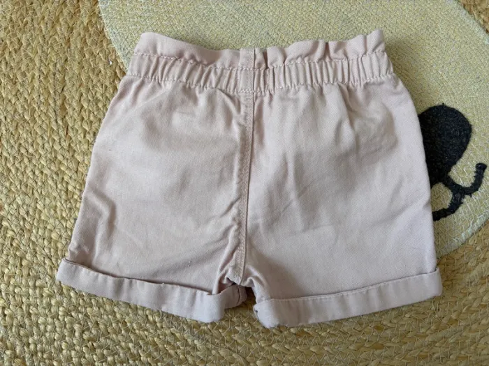 Short paperbag rose Vertbaudet 24 mois 2 ans - photo numéro 3