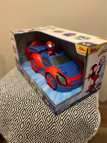 JADA- Voiture commandée 1:18 Eme Spidey Web Racer Marvel - 3ans et +
