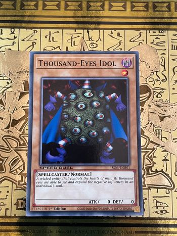 Carte Yu-Gi-Oh! : Thousand-Eyes Idol - t (Speed Duel)