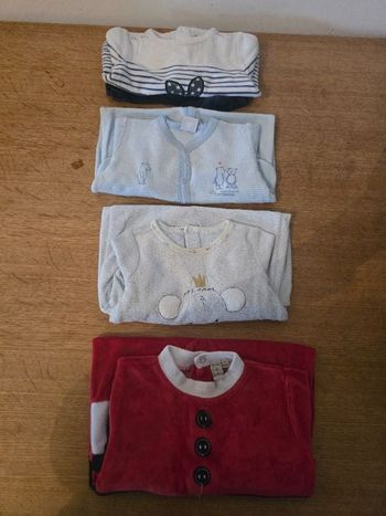Lot 4 pyjama bébé