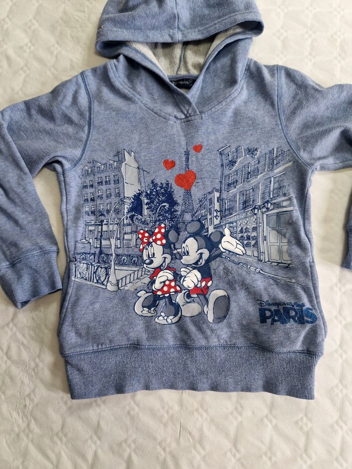 Sweat à capuche , fille , Disneyland Paris , Mickey , minnie , 10 ans - photo numéro 2